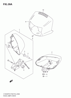 HEADLAMP HOUSING (MODEL K7)