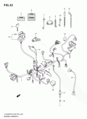 WIRING HARNESS (MODEL K4 / K5)