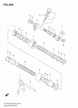 GEAR SHIFTING (2)(MODEL K4 / K5 / K6 / K7)