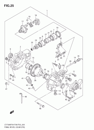 FINAL BEVEL GEAR (FRONT)(~'05 / 10)