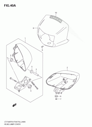 HEADLAMP HOUSING (MODEL K7)