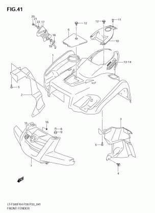 FRONT FENDER (MODEL K4)