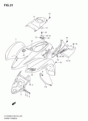 FRONT FENDER (MODEL K4)