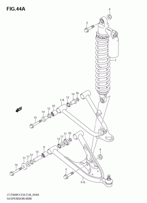 SUSPENSION ARM (MODEL K5 / K6 / K7)