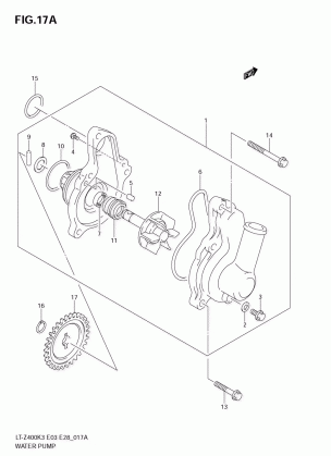 WATER PUMP (MODEL K5 / K6 / K7)