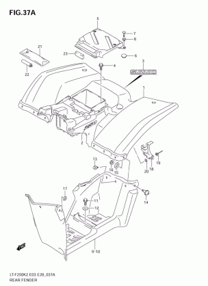 REAR FENDER (MODEL K5