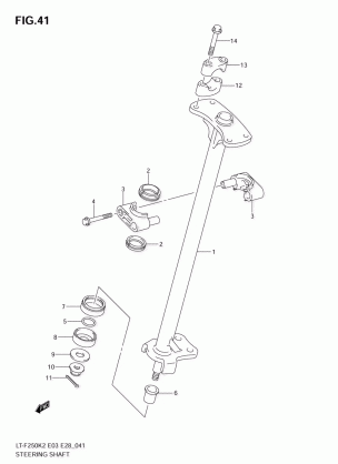 STEERING SHAFT (MODEL K2 / K3)