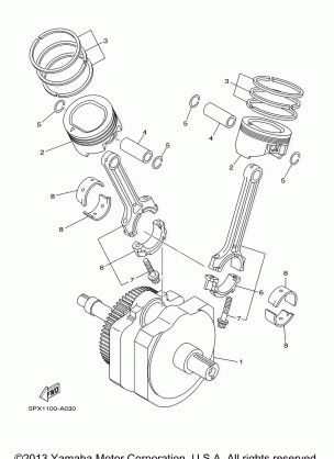 CRANKSHAFT PISTON