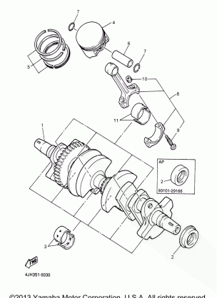 CRANKSHAFT PISTON