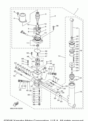 POWER TRIM TILT ASSY