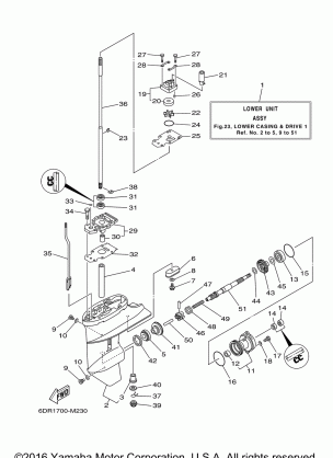 LOWER CASING DRIVE 1