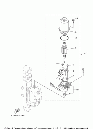 POWER TRIM TILT ASSY 2