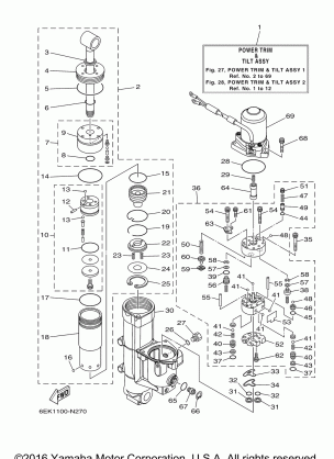 POWER TRIM TILT ASSY 1