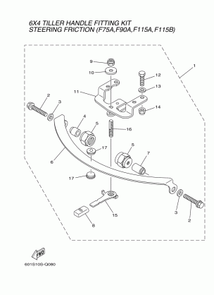 STEERING FRICTION F75 F90 F115