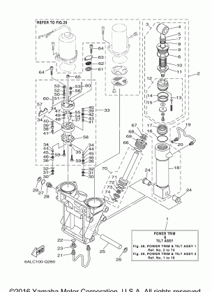 POWER TRIM TILT ASSY 1