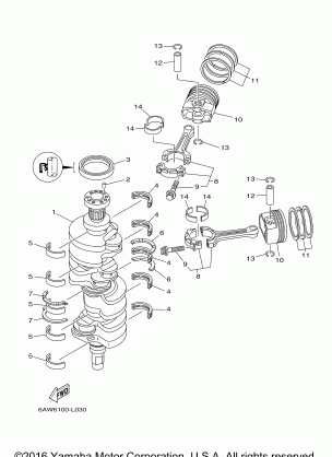 CRANKSHAFT PISTON