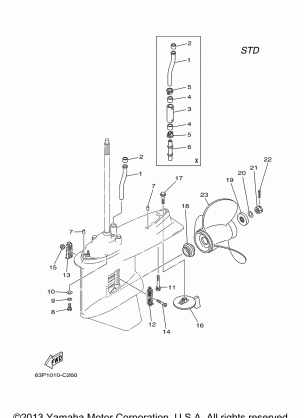 LOWER CASING DRIVE 2 F150