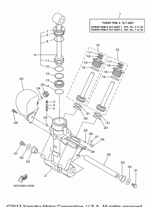 POWER TRIM TILT ASSY 1