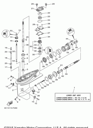 LOWER CASING DRIVE 1