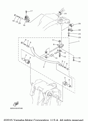 TILLER HANDLE STEERING FRICTION 50