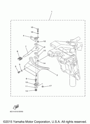 TILLER HANDLE STEERING FRICTION FT50 FT60