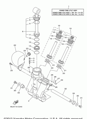 POWER TRIM TILT ASSY 1