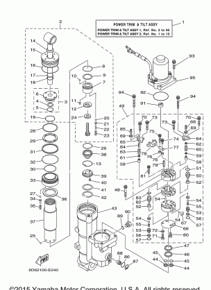 POWER TRIM TILT ASSY 1