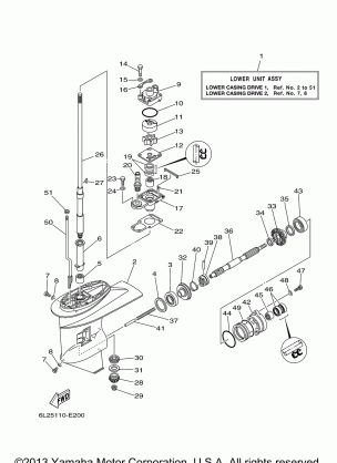 LOWER CASING DRIVE 1