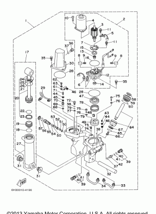 POWER TRIM TILT ASSY