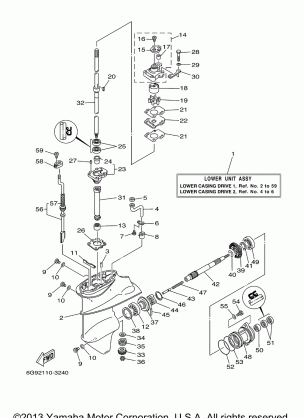 LOWER CASING DRIVE 1