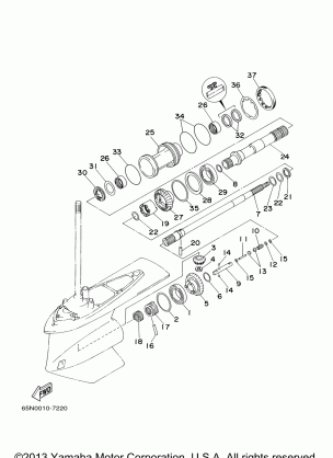 LOWER CASING DRIVE 2A