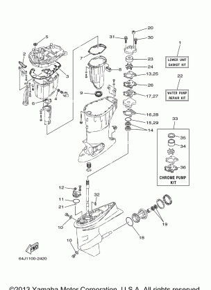 REPAIR KIT 4  T50TLRB