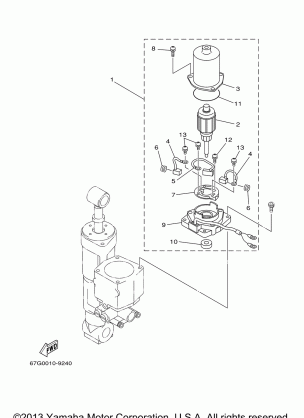 POWER TRIM TILT ASSY 2