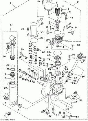 POWER TRIM TILT ASSY