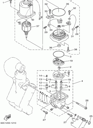 POWER TRIM TILT ASSY 2