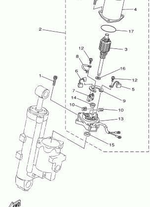 POWER TRIM TILT ASSY 2