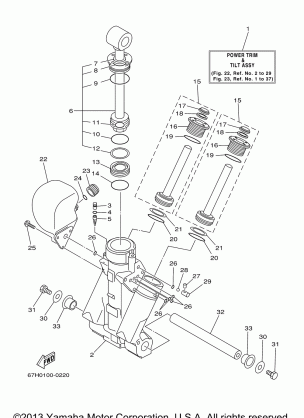 POWER TRIM & TILT ASSY 1