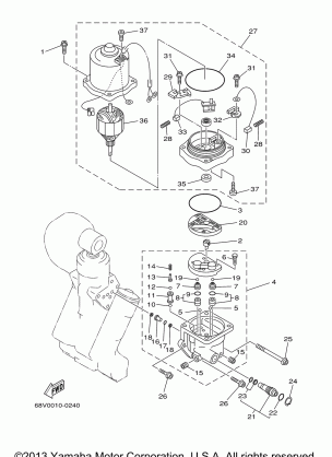 POWER TRIM & TILT ASSY 2