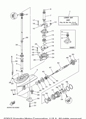 LOWER CASING DRIVE 1