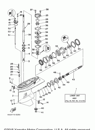 LOWER CASING DRIVE 1  T50TLRY