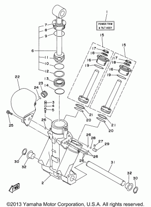 POWER TRIM TILT ASSEMBLY 1