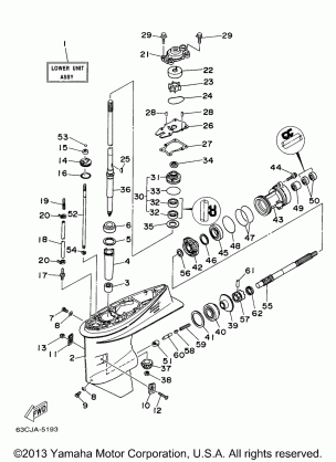 LOWER CASING DRIVE 1