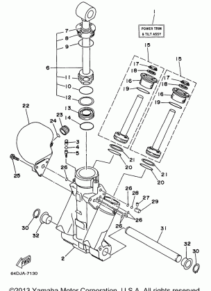 POWER TRIM TILT ASSEMBLY 1