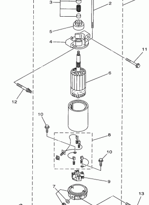 STARTING MOTOR (FOR EH ONLY)