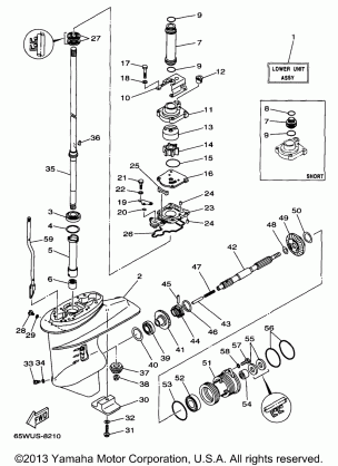 LOWER CASING DRIVE 1