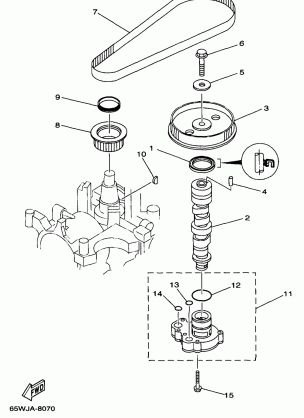 OIL PUMP CAMSHAFT