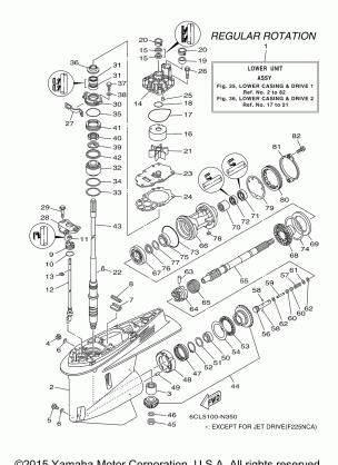 LOWER CASING DRIVE 1