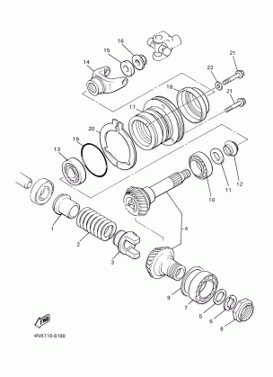 MIDDLE DRIVE GEAR