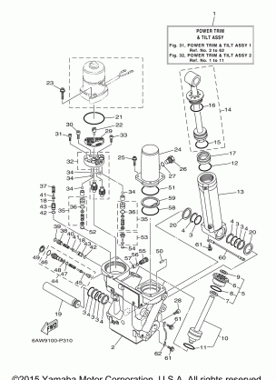 POWER TRIM TILT ASSY 1