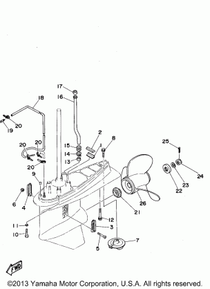 LOWER CASING DRIVE 2 (115TR 130TR)